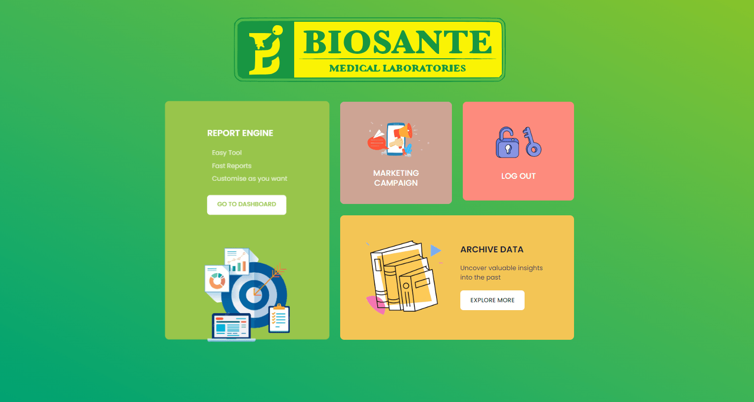 Biosante Web-Based System